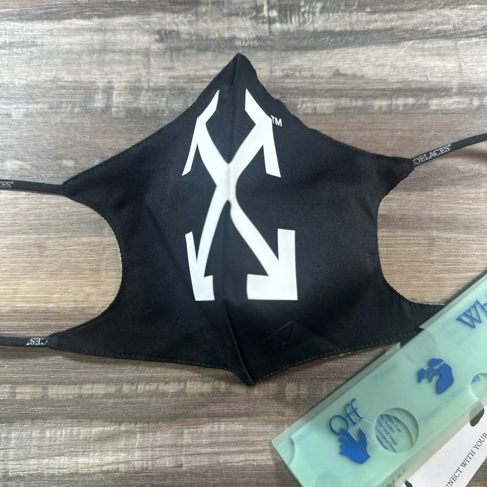 Off-White Logo Face Mask L /XL NWT 100% Authentic * $230 Retail *